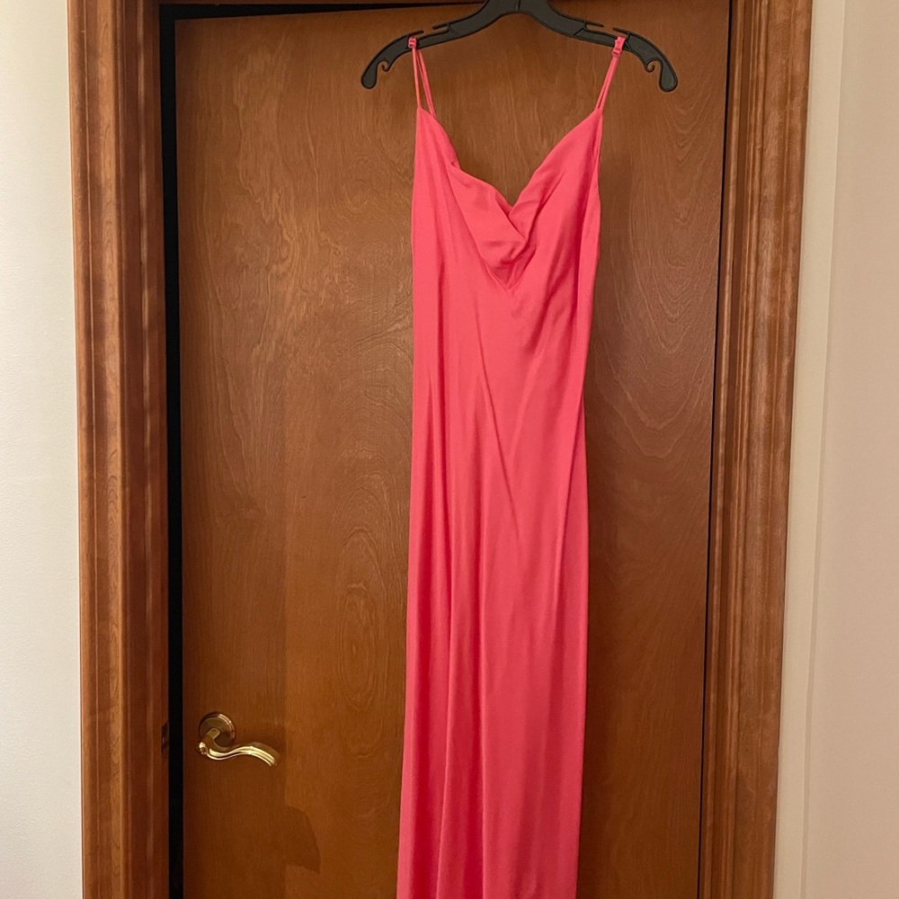 Pink Spaghetti Strap Dress